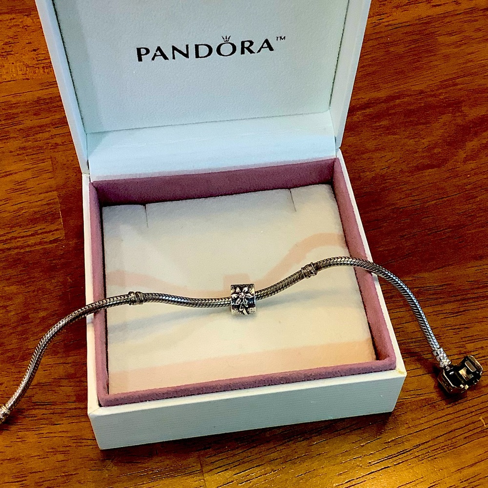 Pandora Sunflower/Iris Charm (CHARM ONLY)